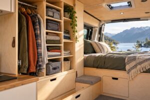 Read more about the article Campervan Clothes Storage Ideas for Trips Longer Than a Weekend