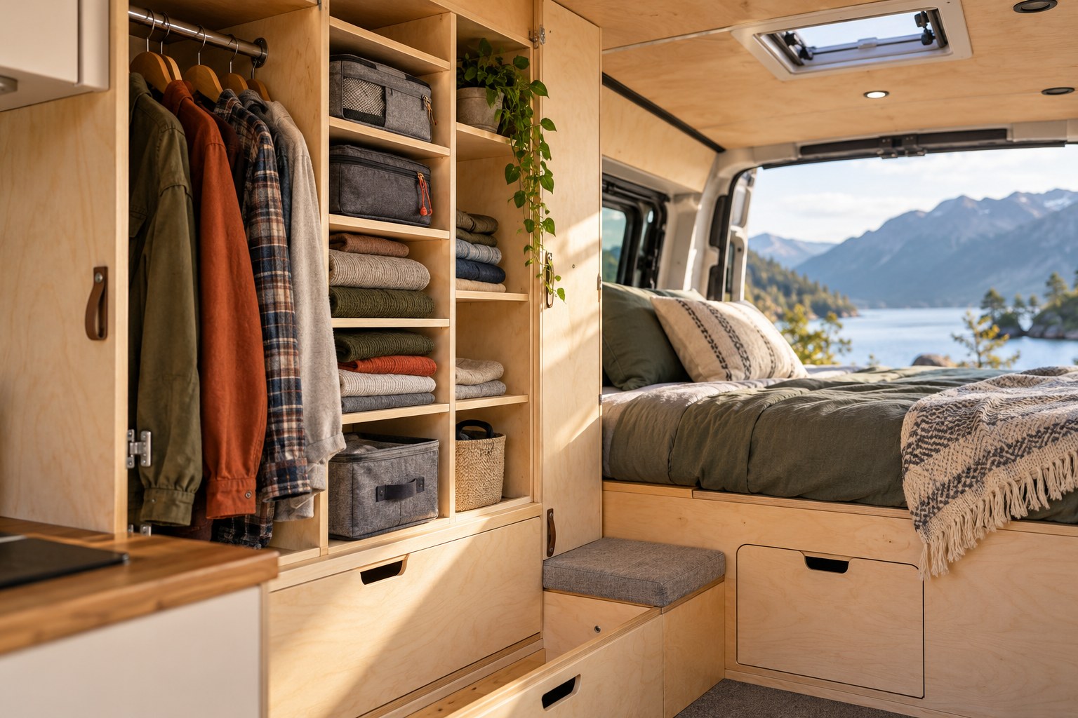 Read more about the article Campervan Clothes Storage Ideas for Trips Longer Than a Weekend