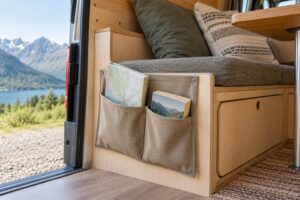 Read more about the article Campervan Organisation Ideas: Choose Pockets You Can Reach and Empty