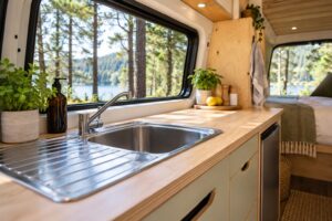Read more about the article Campervan Sink with Drainer: Make a Small Worktop Work Harder