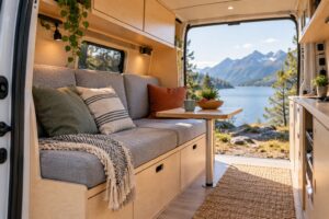 Read more about the article Campervan Sofa Bed Ideas: Make Daytime Seating Comfortable