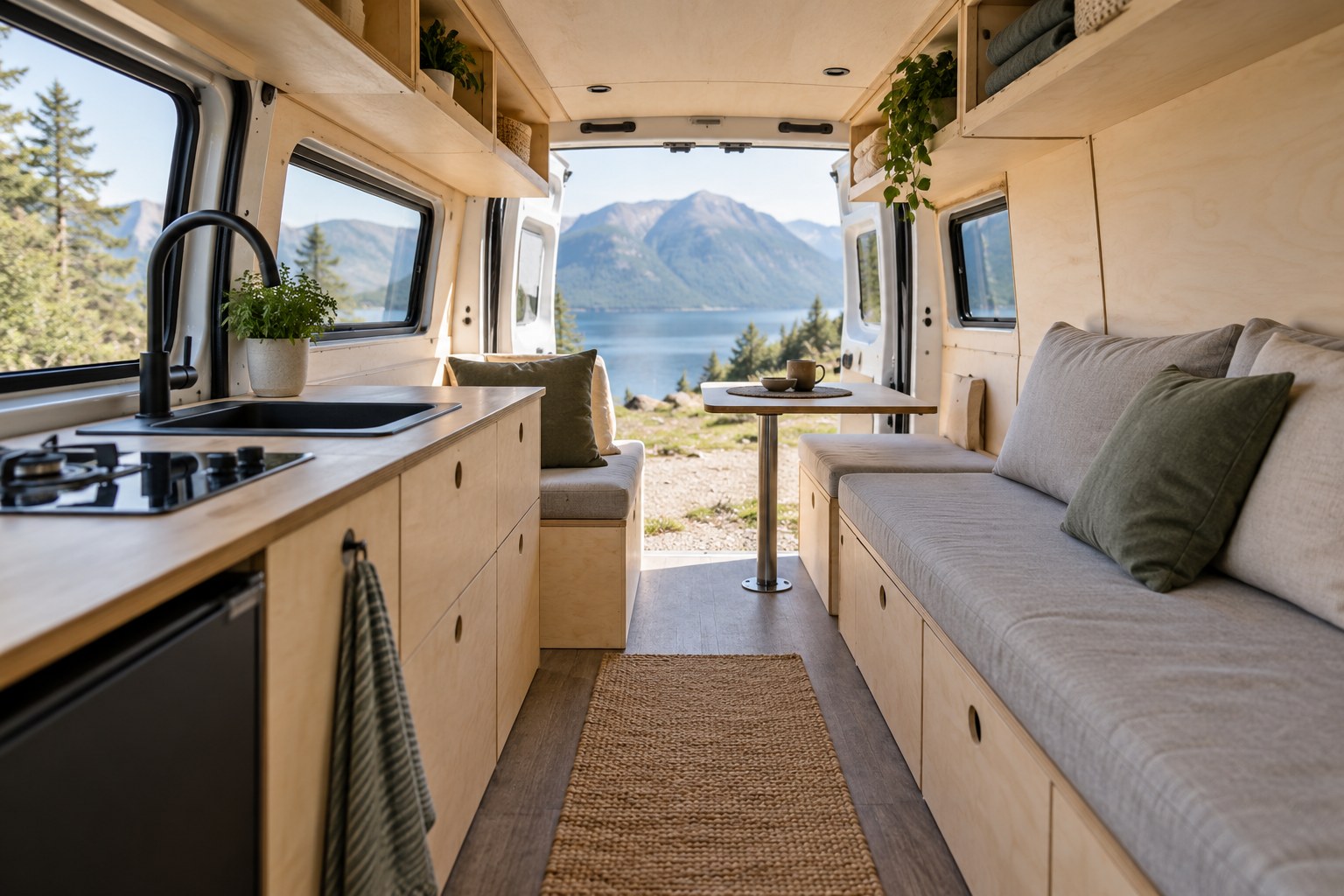 Read more about the article Campervan Space Saving Ideas: Test the Space Between the Furniture