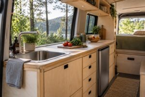 Read more about the article Campervan Kitchen Layout: Plan a Space That Works Every Day