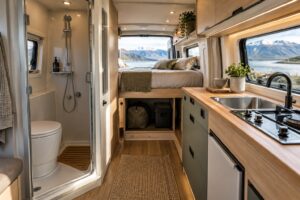 Read more about the article Small Camper Van with Shower: Decide What the Wash Space Replaces